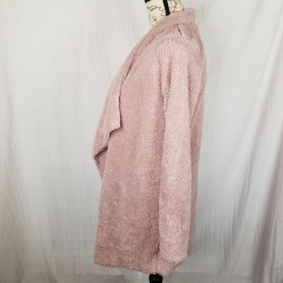 Gibson Pale Pink Open Front Cardigan Size XS - Picture 3 of 6